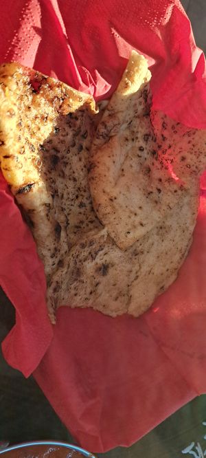 Vegan butter naan at Namaste India in Norwich