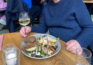 Roasted cauliflower saladd  at Hortus Grand Cafe in Leiden
