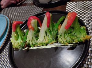 Tandoori Broccoli at The Grand Palace in Sydney