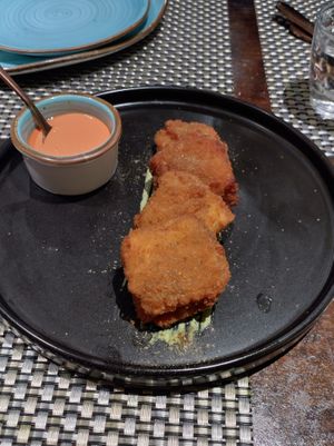 Paneer Schnitzel at The Grand Palace in Sydney