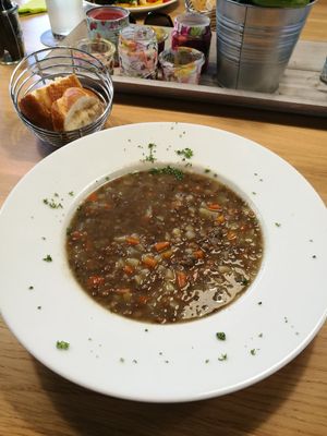 Linsensuppe at Café Weitwinkel in Balingen