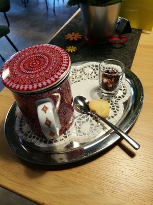 Früchtetee at Café Weitwinkel in Balingen