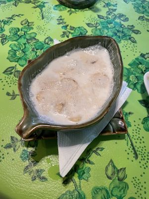 Banana with coconut (dessert)  at Akar Cafe in Lovina
