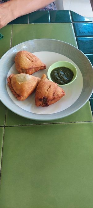 samosa at Akar Cafe in Lovina