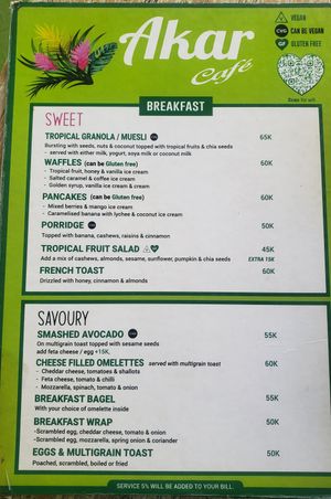  at Akar Cafe in Lovina