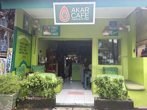 Shopfront  at Akar Cafe in Lovina