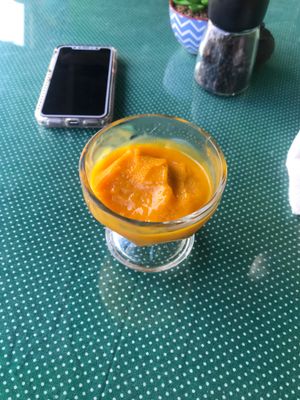 Ice cream Vegan Mango at Akar Cafe in Lovina