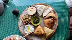 Mixed tapas at Akar Cafe in Lovina