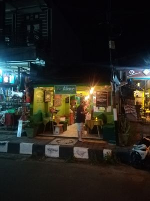 From the outside at Akar Cafe in Lovina