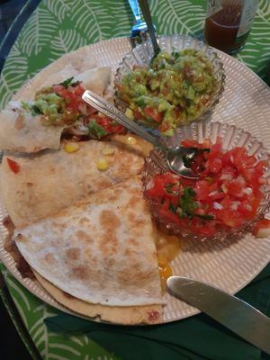 Mexican Plate at Akar Cafe in Lovina