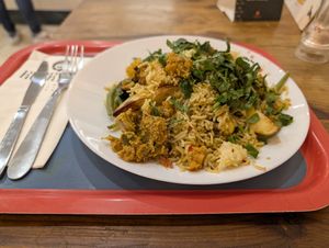 Biryani at Kurry Up in Paris