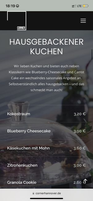   at Corner in Hannover