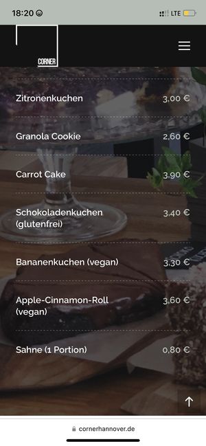   at Corner in Hannover