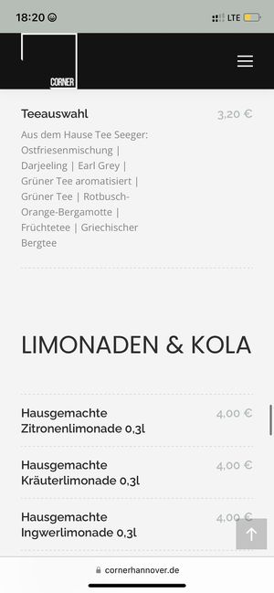   at Corner in Hannover