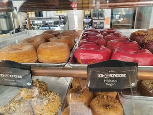 Vegan options at Dough Doughnuts - Rockefeller in New York City