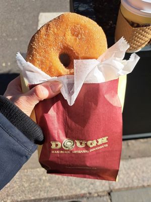 Cinnamon sugar at Dough Doughnuts - Rockefeller in New York City