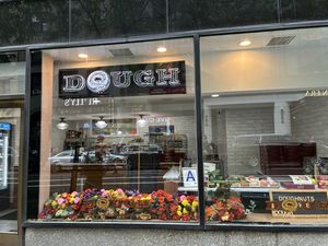 Store front  at Dough Doughnuts - Rockefeller in New York City