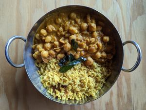 Dal Bowl (with chickpea masala) at The Sudra in Beaverton