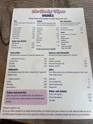   at The Cheeky Vegan in Exeter