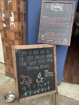 Shopfront specials   at The Cheeky Vegan in Exeter