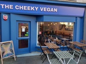 Front veiw. at The Cheeky Vegan in Exeter