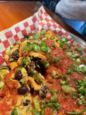 Nachos mmmm  at Everybody's Brewing in White Salmon
