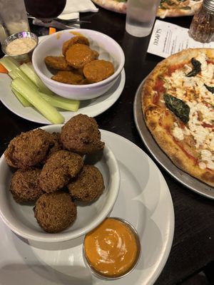 Hush puppies and tenders  at Johnny Rads in Baltimore