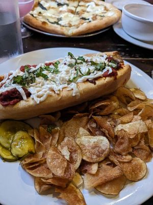 Vegan meatball sub at Johnny Rads in Baltimore