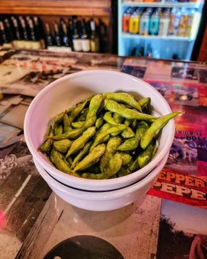 Fried Edamame at Johnny Rads in Baltimore