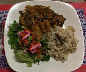 The Jamaican plate  at TerraZen Centre in Amsterdam