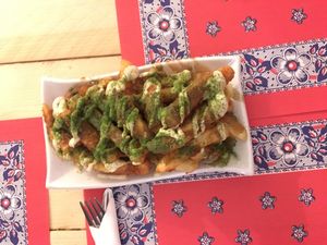 Terra fries- soo good  at TerraZen Centre in Amsterdam