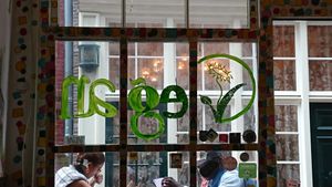 window - how cool ?!  at TerraZen Centre in Amsterdam