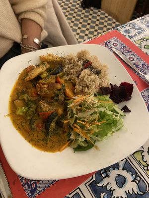 Jamaican plate  at TerraZen Centre in Amsterdam