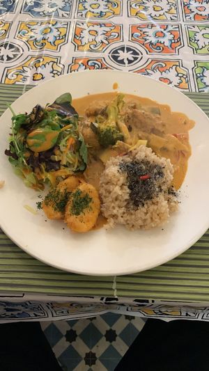 Jamaican platter   at TerraZen Centre in Amsterdam