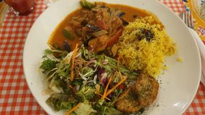 Jamaican Curry at TerraZen Centre in Amsterdam