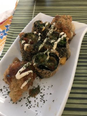 cheesy sticks  at TerraZen Centre in Amsterdam