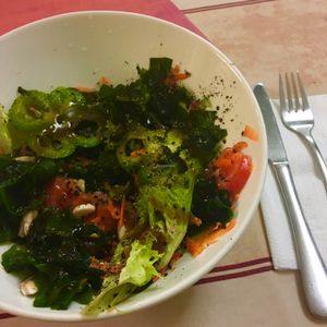 seaweed salad at TerraZen Centre in Amsterdam