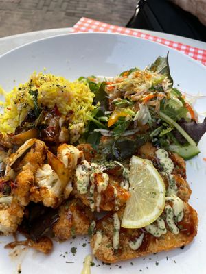 Vegan Plate at TerraZen Centre in Amsterdam