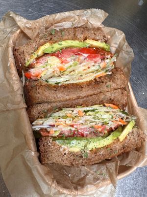 BLT sandwich  at TerraZen Centre in Amsterdam