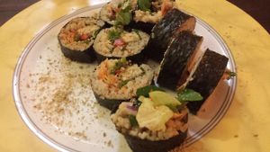 Sushi at TerraZen Centre in Amsterdam