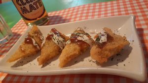 Empanadas at TerraZen Centre in Amsterdam