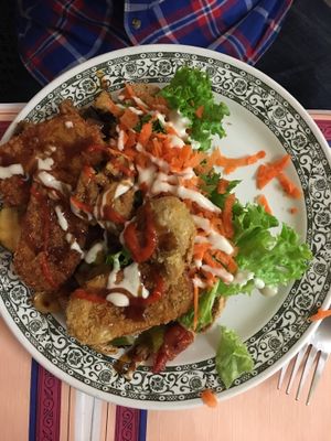 burger at TerraZen Centre in Amsterdam