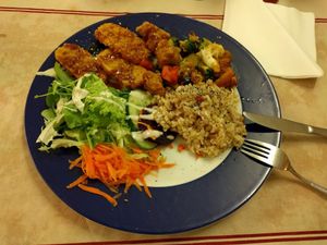 the Vegan Plate at TerraZen Centre in Amsterdam