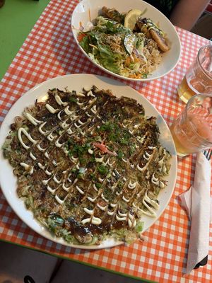 Kotsu Bowl and Okonomiyaki  at TerraZen Centre in Amsterdam
