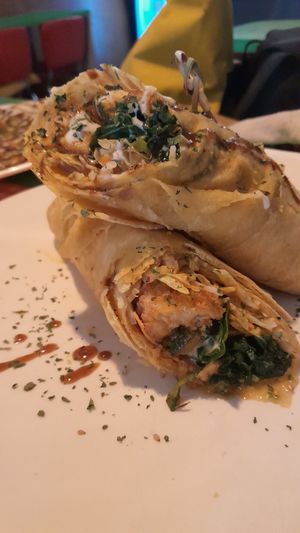 Crispy Roti Roll at TerraZen Centre in Amsterdam