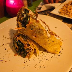 Crispy Roti Roll at TerraZen Centre in Amsterdam
