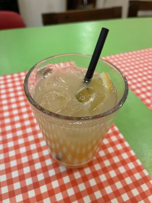 Home made lemonade   at TerraZen Centre in Amsterdam