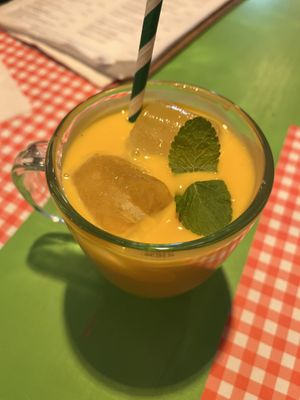 Mango lassi  at TerraZen Centre in Amsterdam