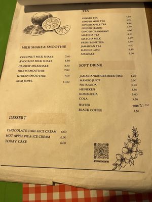 Menu 3  at TerraZen Centre in Amsterdam