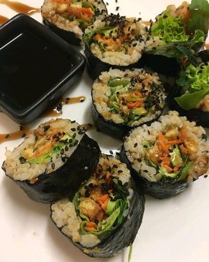 Sushi at TerraZen Centre in Amsterdam